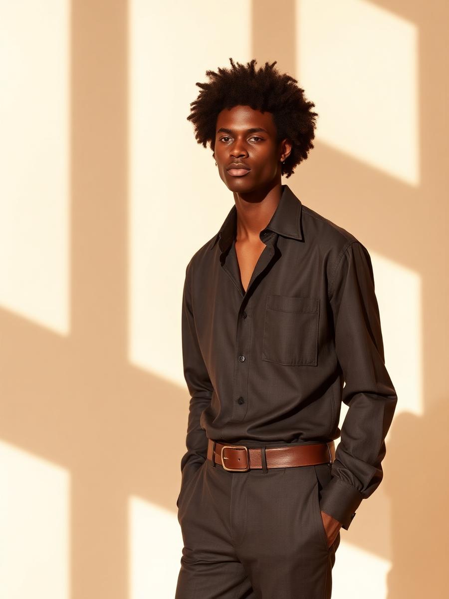 Men's shirt and trousers from the DRINA SOLUTIONS collection