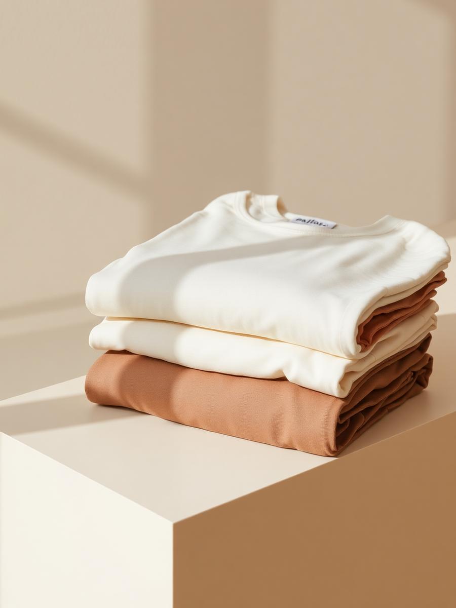 Folded neutral tops from the DRINA SOLUTIONS collection